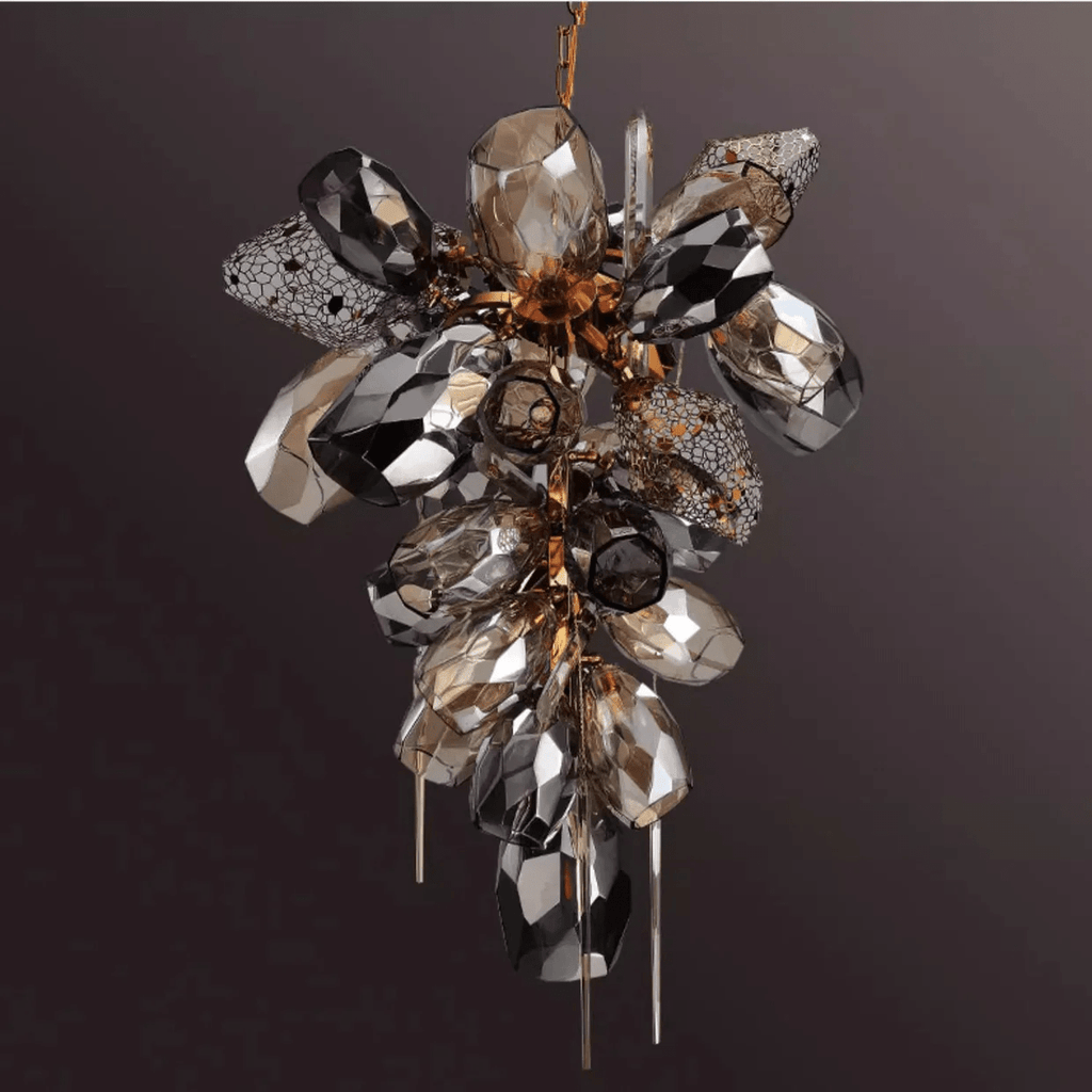 Glass Cluster Chandelier — Chandelier | Maison Monashee — view 5