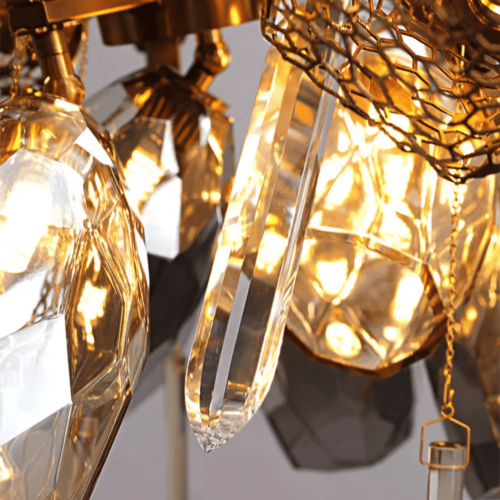 Glass Cluster Chandelier — Chandelier | Maison Monashee — view 8