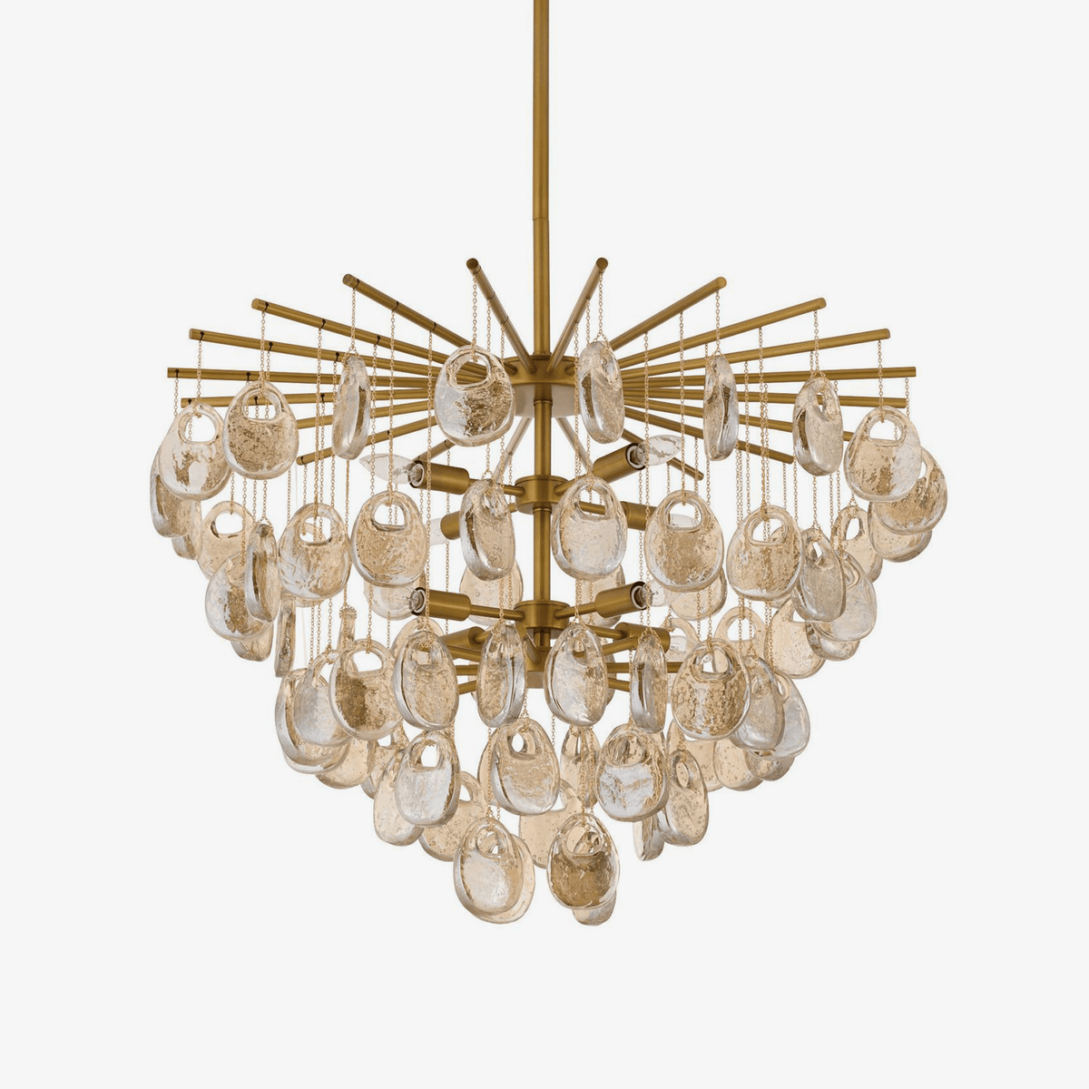 Seeded Glass Chandelier — Chandelier | Maison Monashee