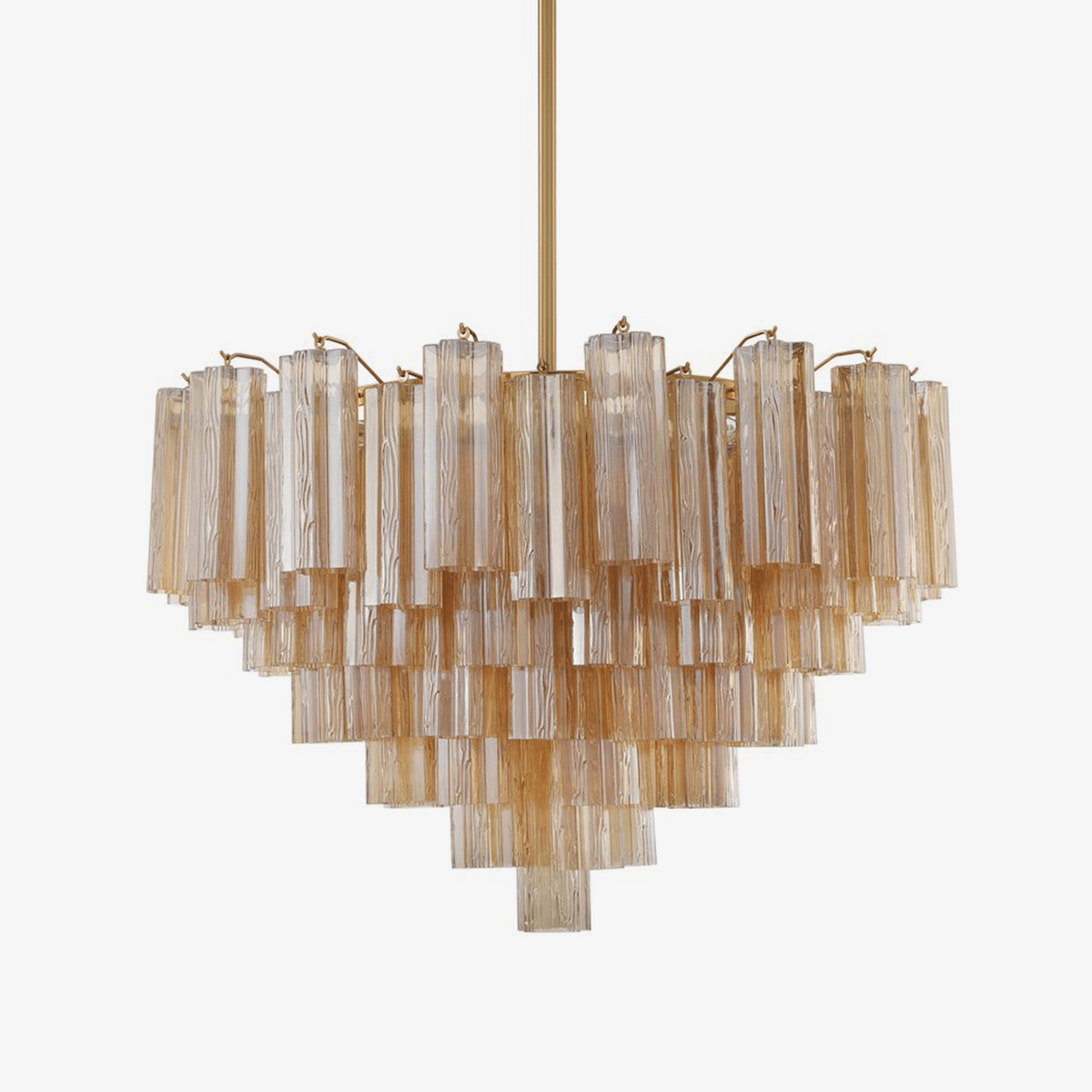 Murano Glass Tube Chandelier — Chandelier | Maison Monashee