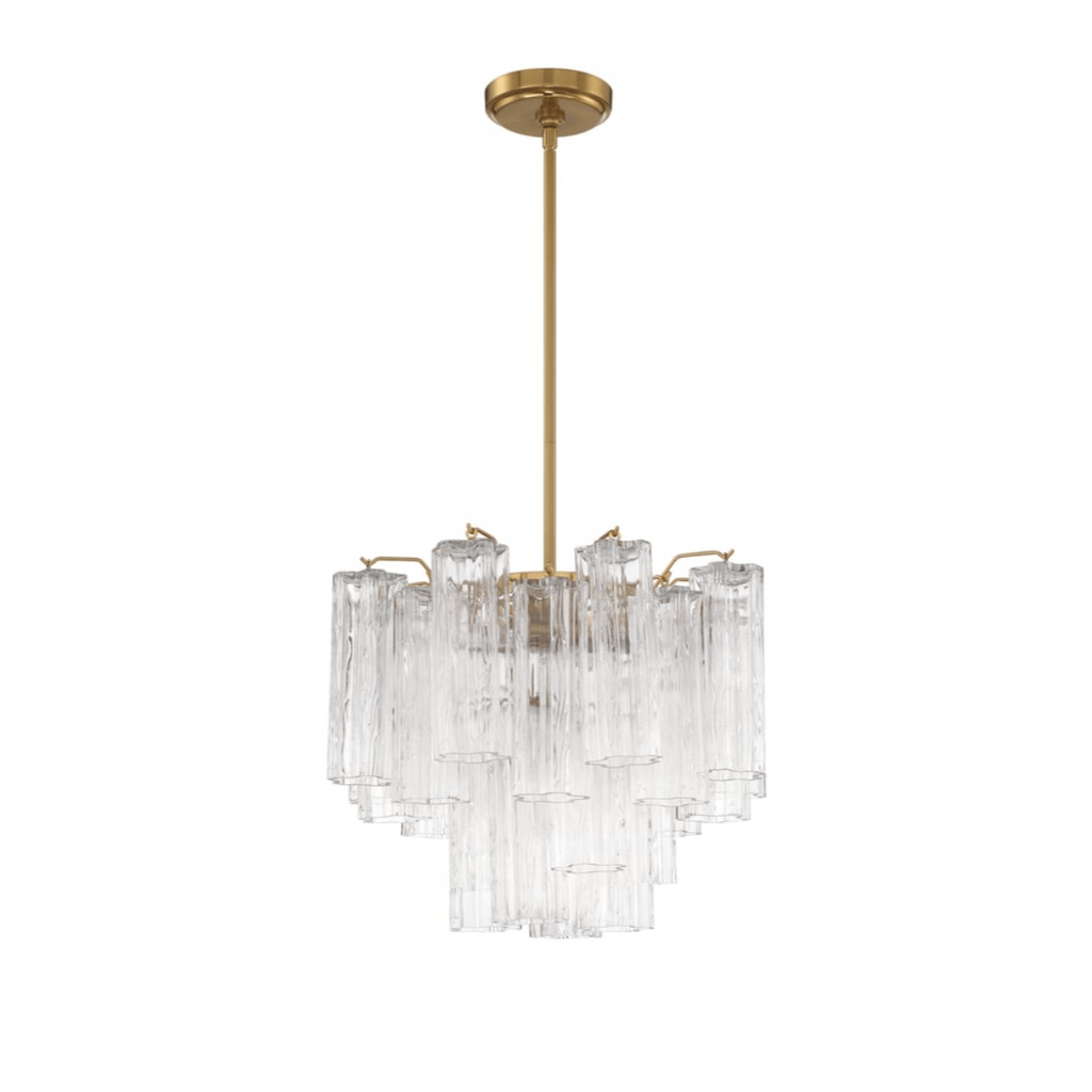 Murano Glass Tube Chandelier — Chandelier | Maison Monashee — view 118