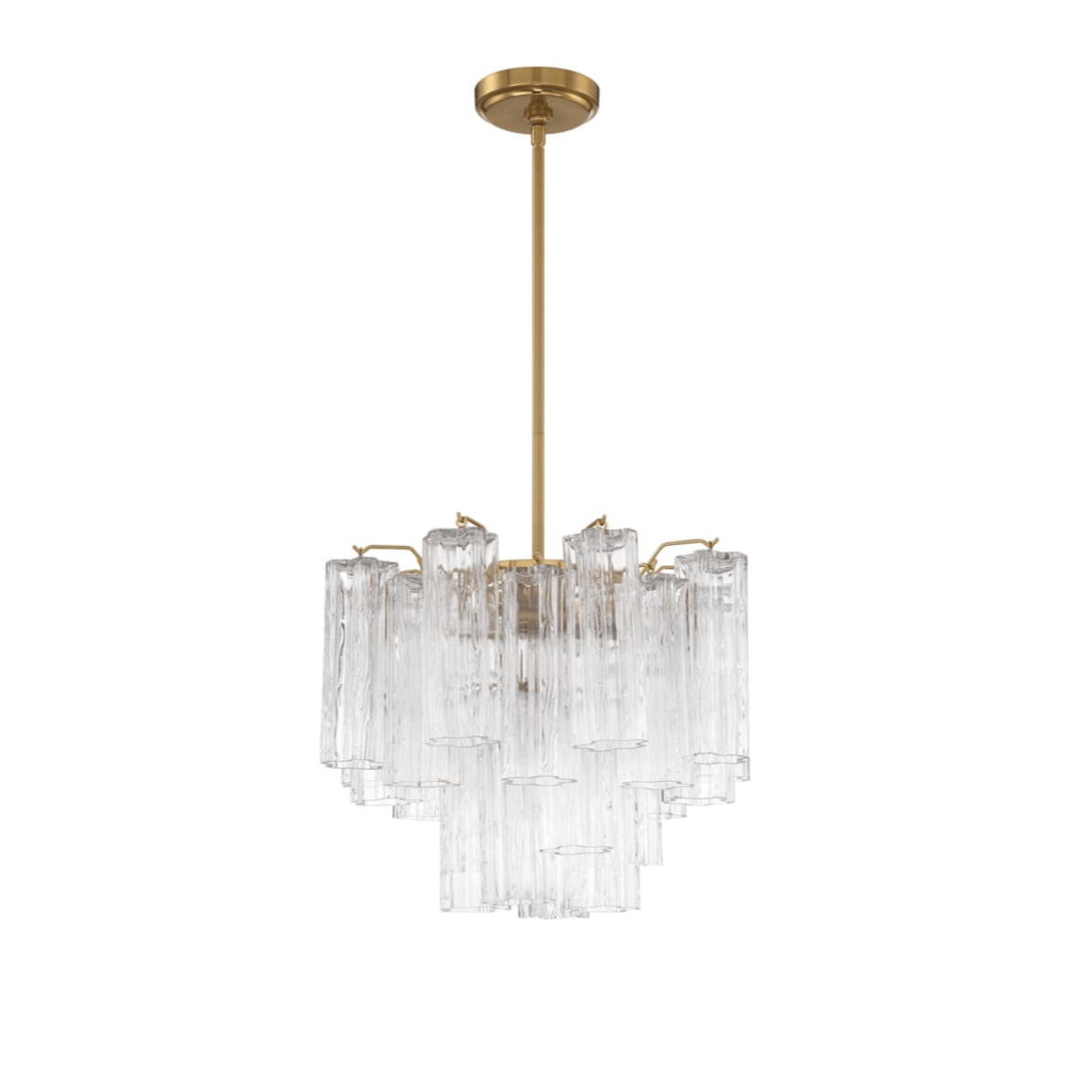Murano Glass Tube Chandelier — Chandelier | Maison Monashee — view 118