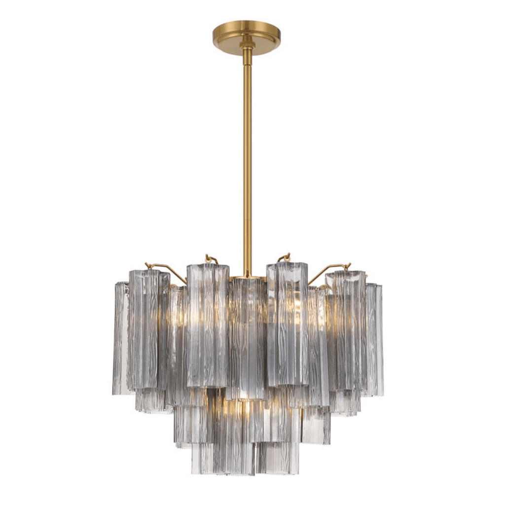 Murano Glass Tube Chandelier — Chandelier | Maison Monashee — view 123