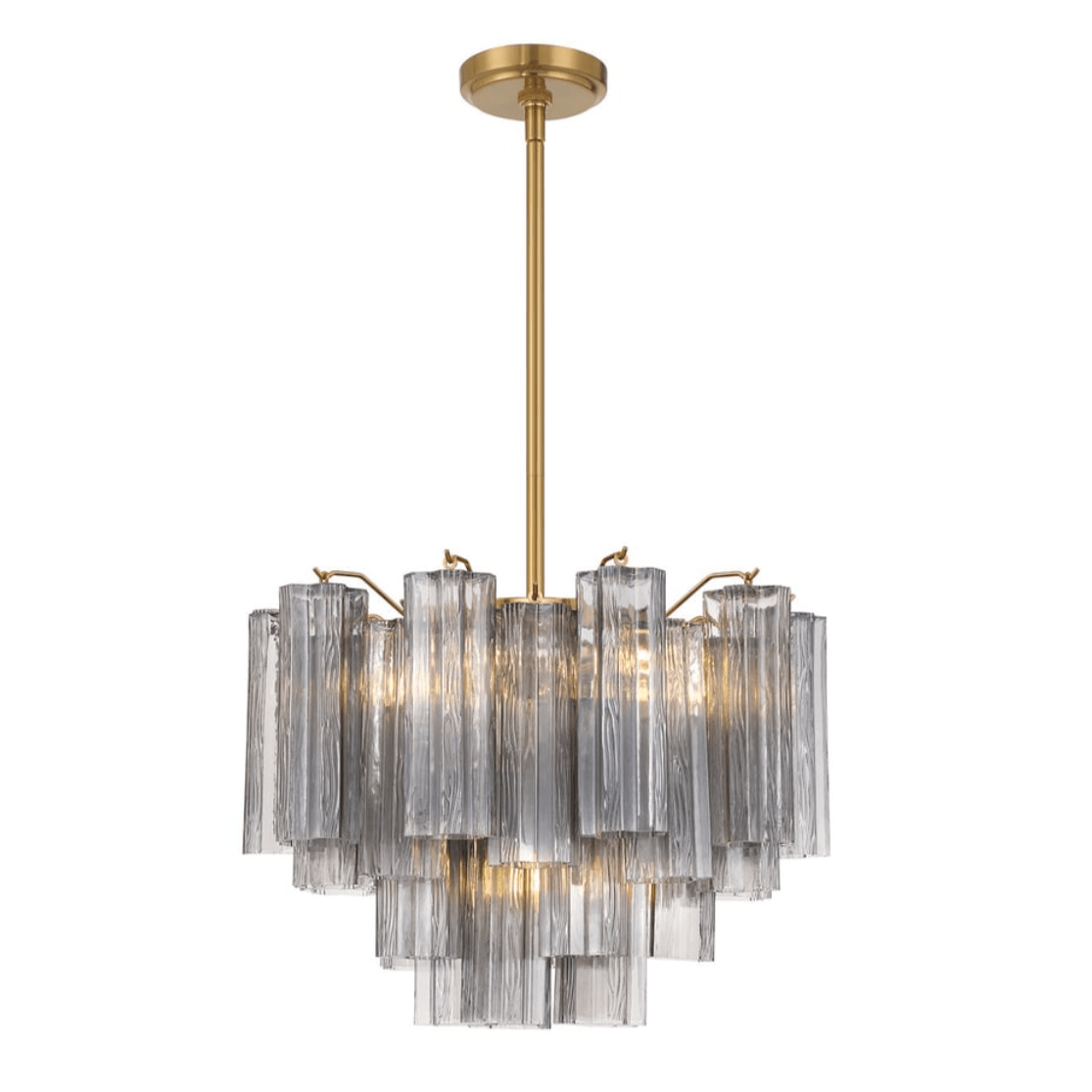 Murano Glass Tube Chandelier — Chandelier | Maison Monashee — view 123