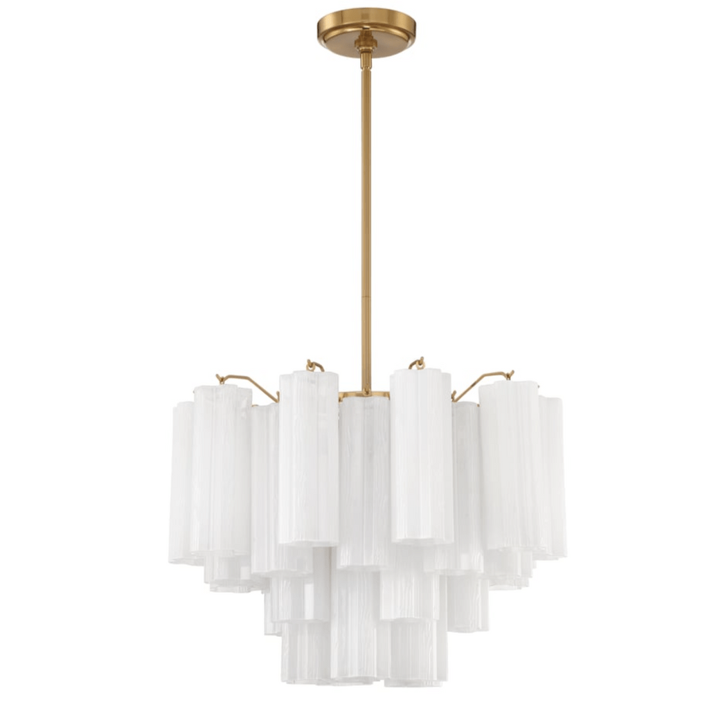 Murano Glass Tube Chandelier — Chandelier | Maison Monashee — view 124