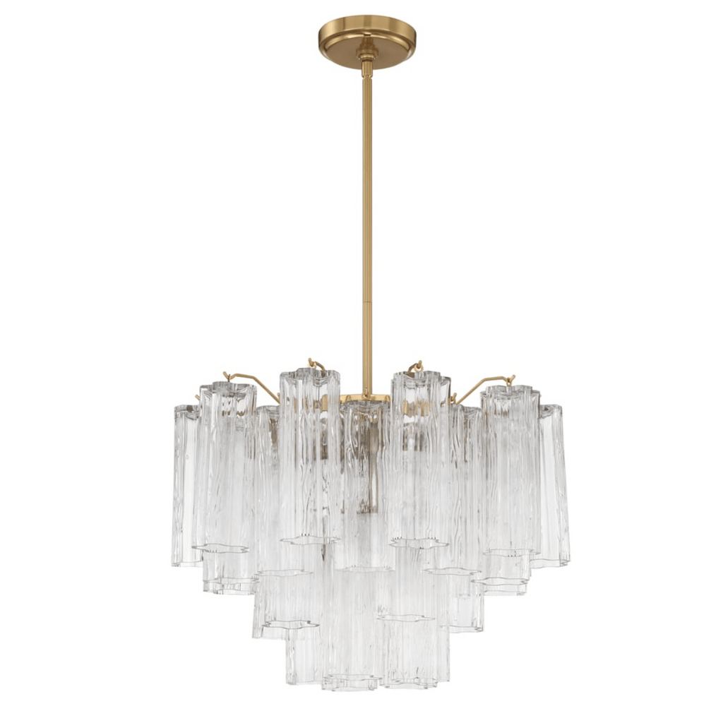 Murano Glass Tube Chandelier — Chandelier | Maison Monashee — view 125