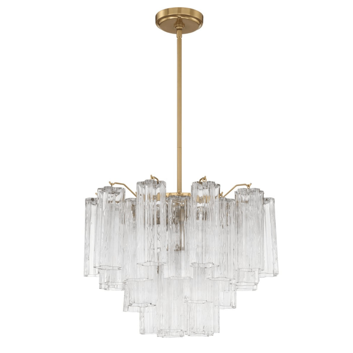 Murano Glass Tube Chandelier — Chandelier | Maison Monashee — view 125