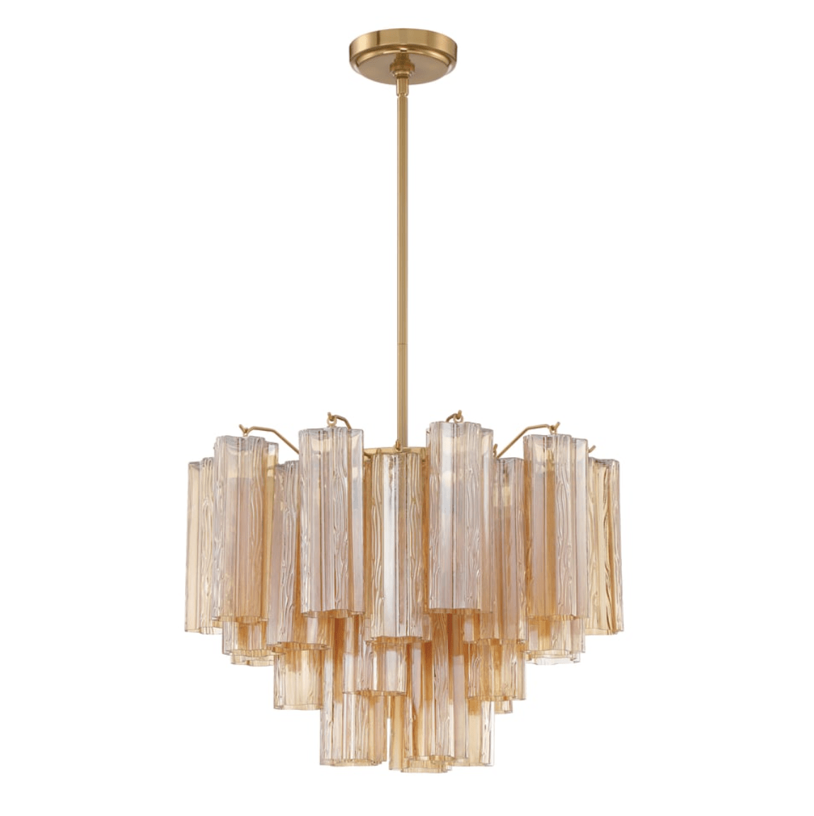 Murano Glass Tube Chandelier — Chandelier | Maison Monashee — view 127