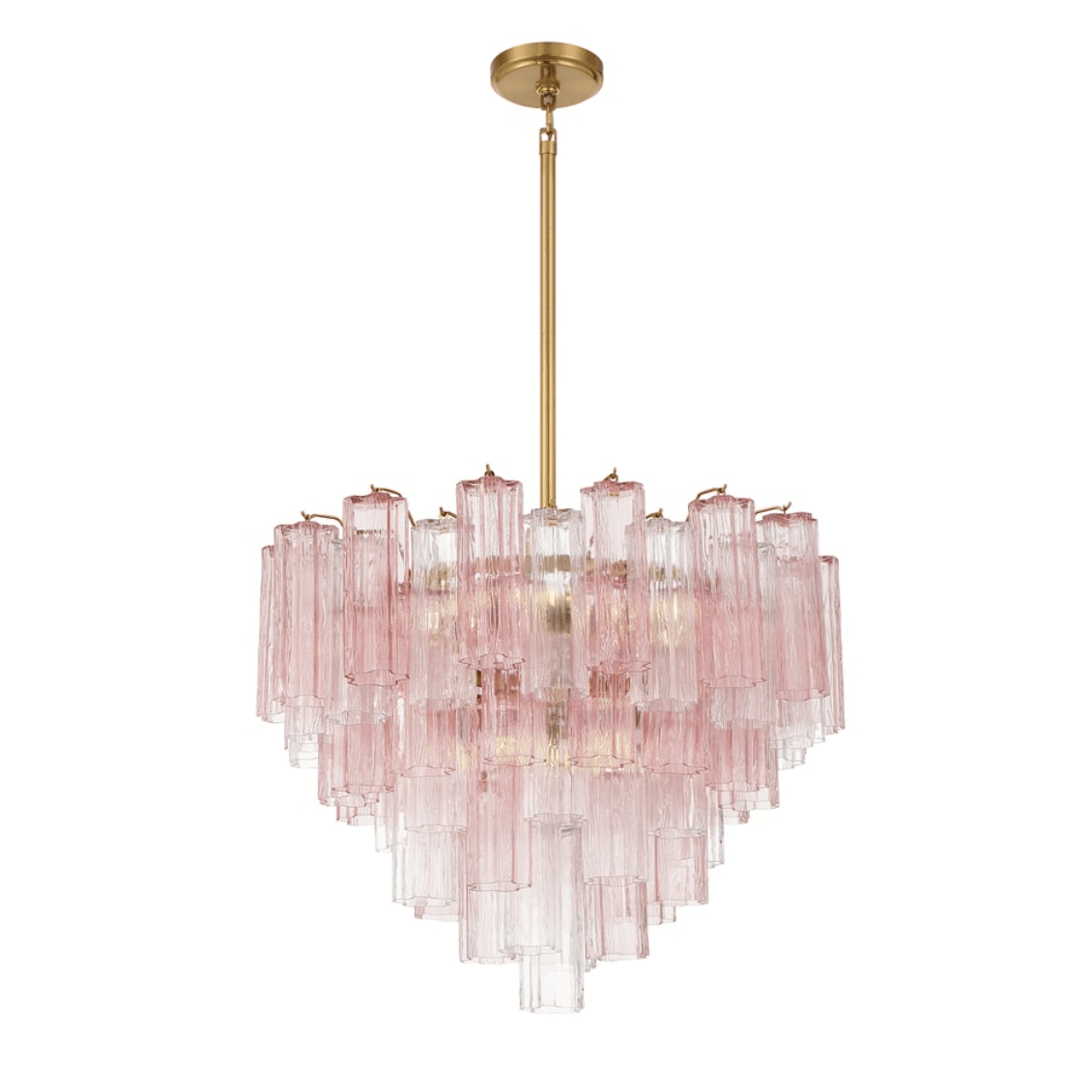 Murano Glass Tube Chandelier — Chandelier | Maison Monashee — view 128