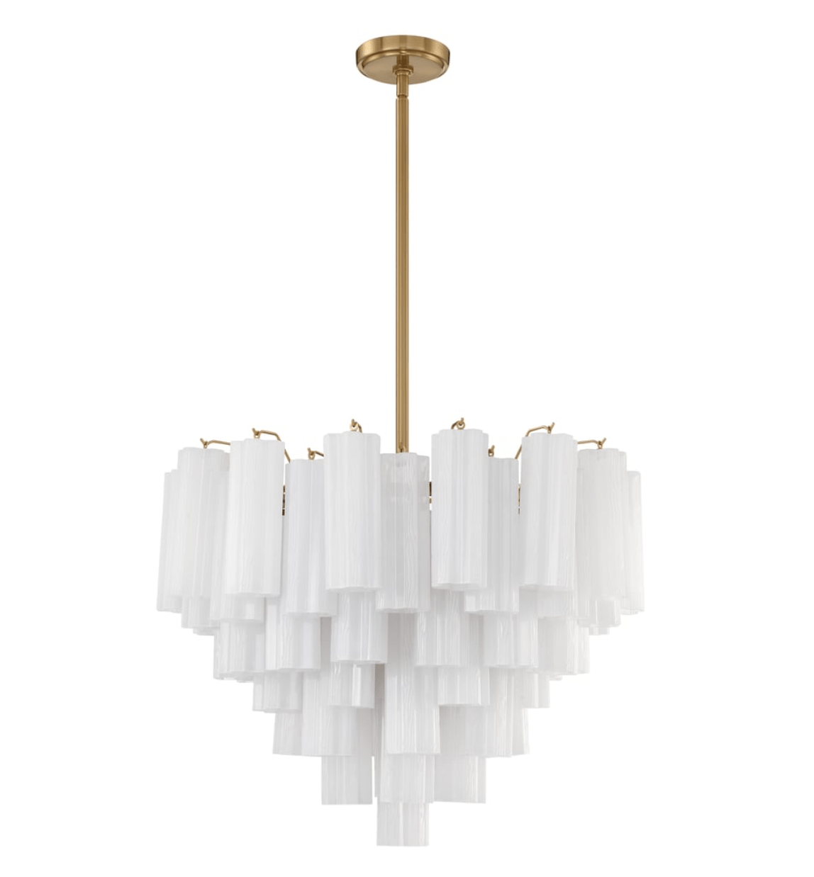 Murano Glass Tube Chandelier — Chandelier | Maison Monashee — view 130