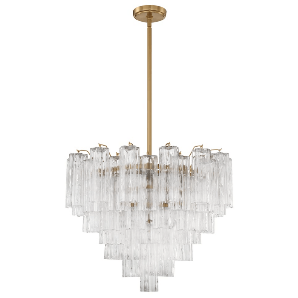 Murano Glass Tube Chandelier — Chandelier | Maison Monashee — view 131