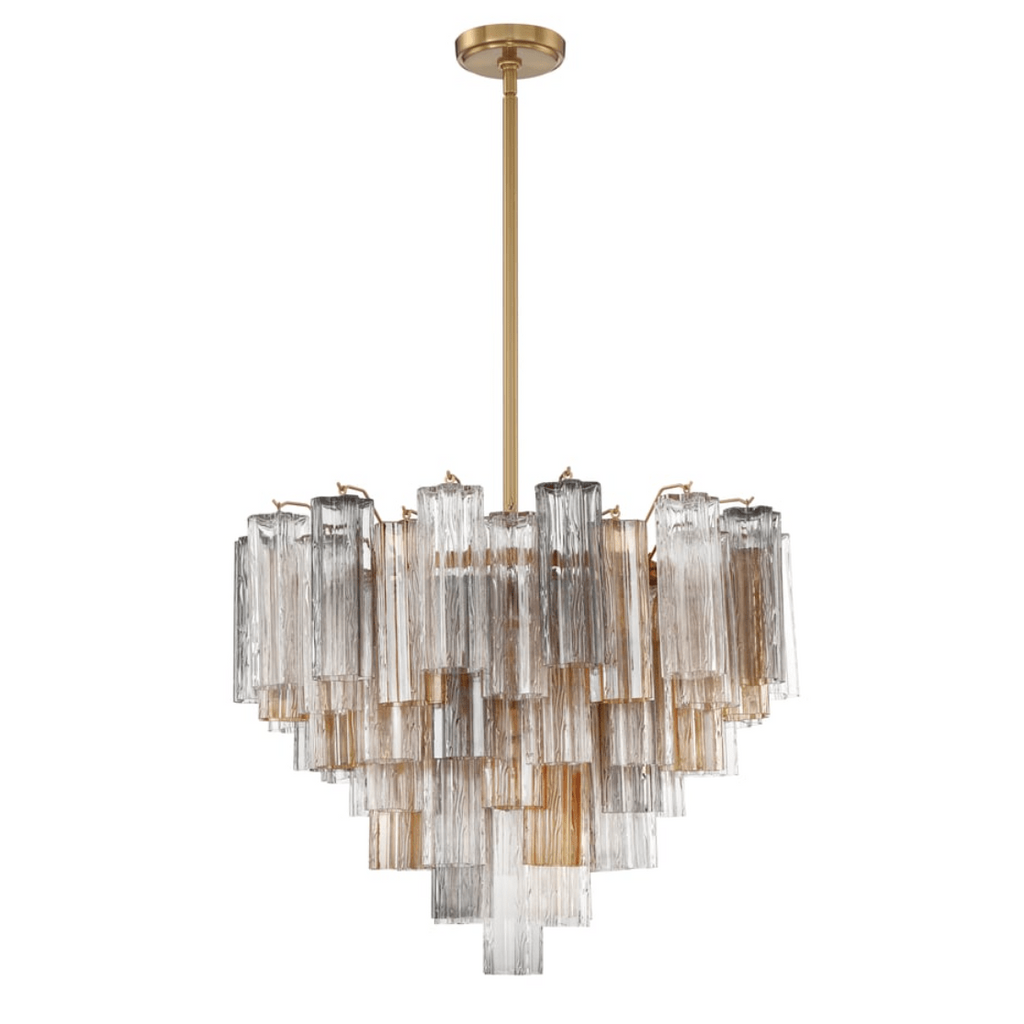 Murano Glass Tube Chandelier — Chandelier | Maison Monashee — view 132