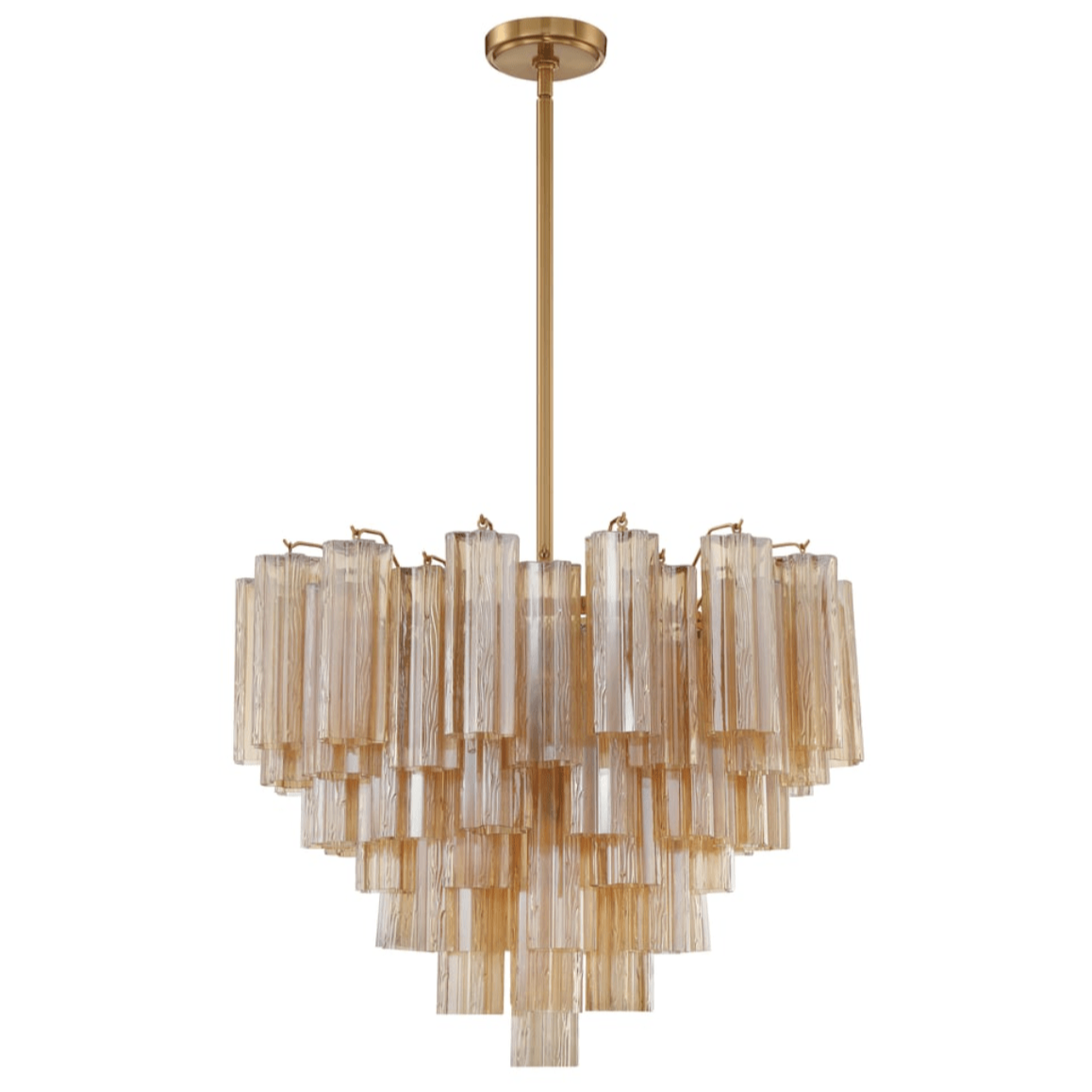 Murano Glass Tube Chandelier — Chandelier | Maison Monashee — view 133