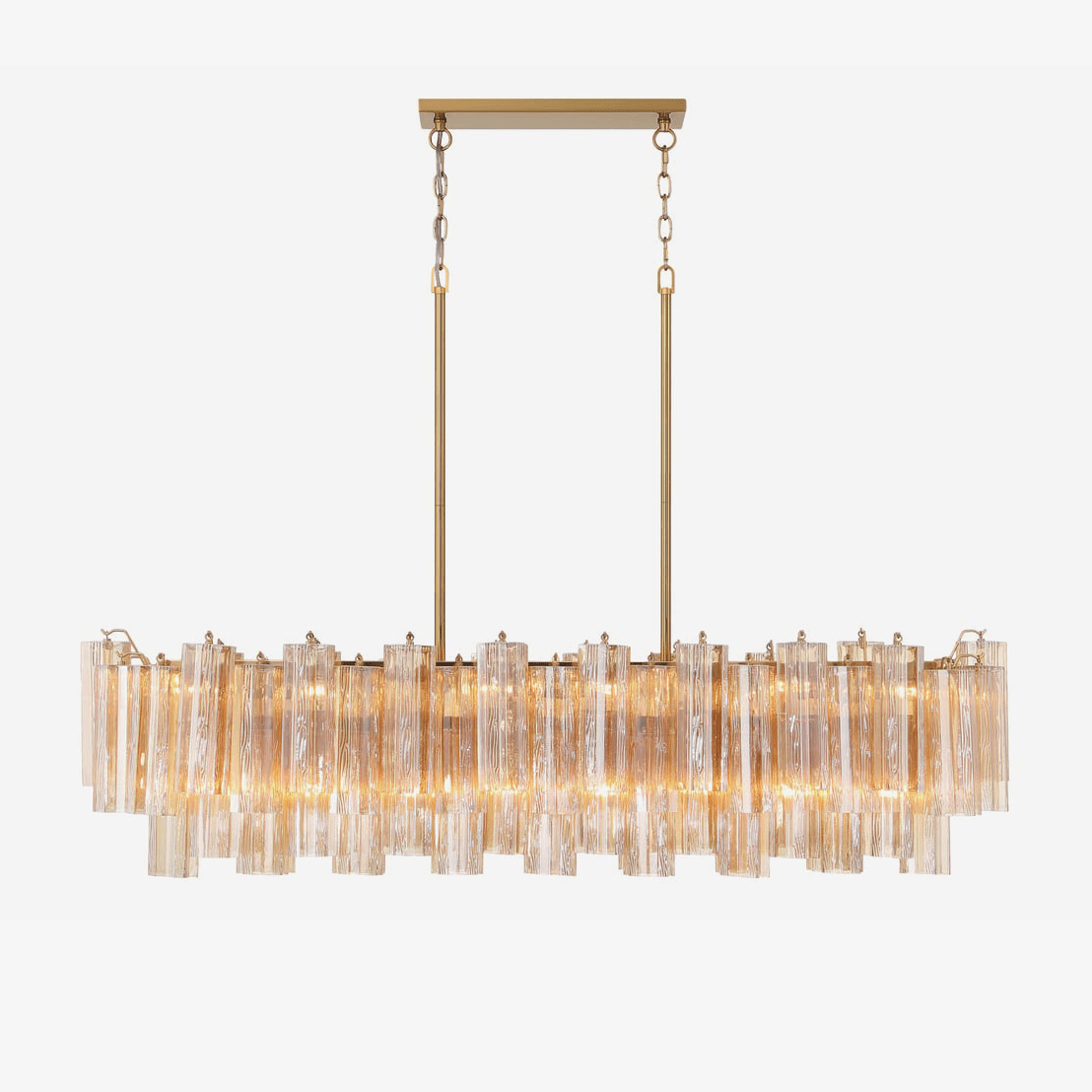 Linear Glass Chandelier — Chandelier | Maison Monashee