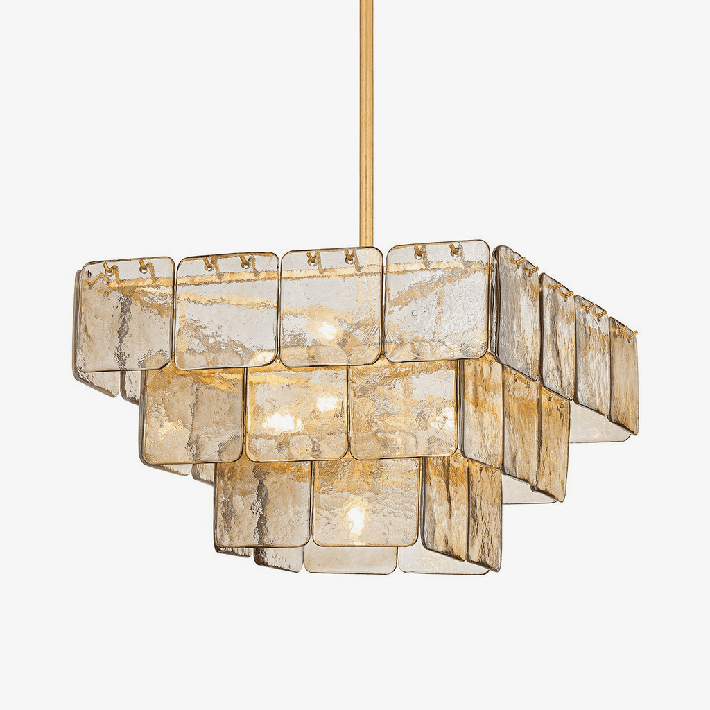 Antique Gold Leaf Chandelier — Chandelier | Maison Monashee