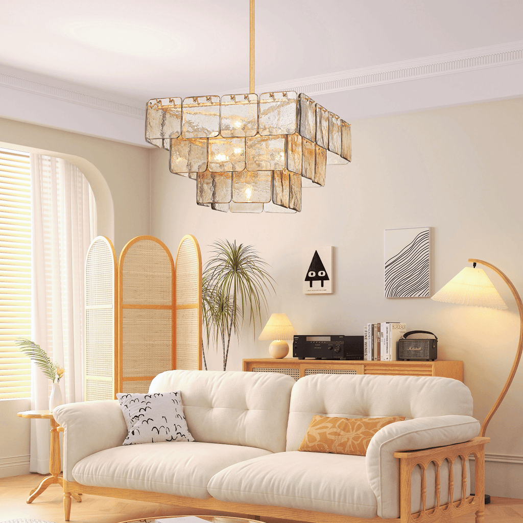 Antique Gold Leaf Chandelier — Chandelier | Maison Monashee — view 9