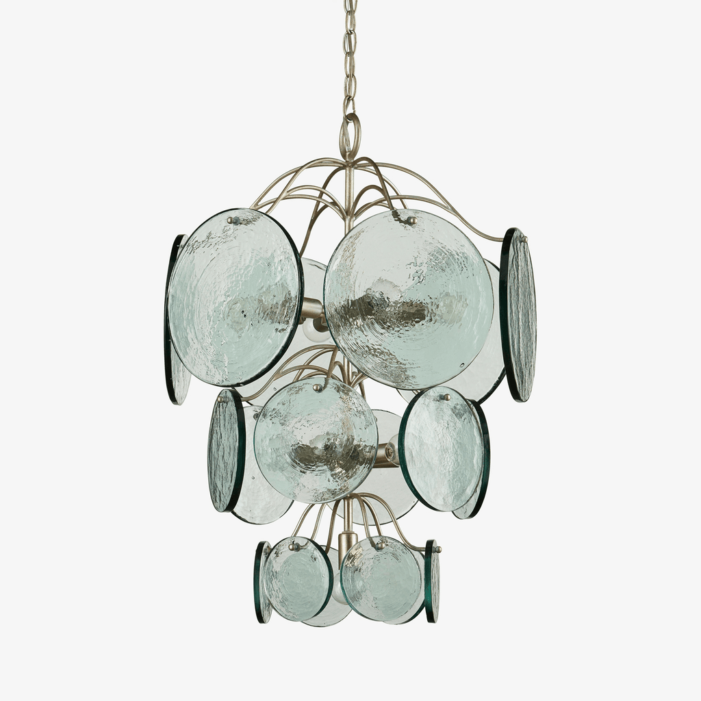 Iron and Glass Chandelier — Chandelier | Maison Monashee