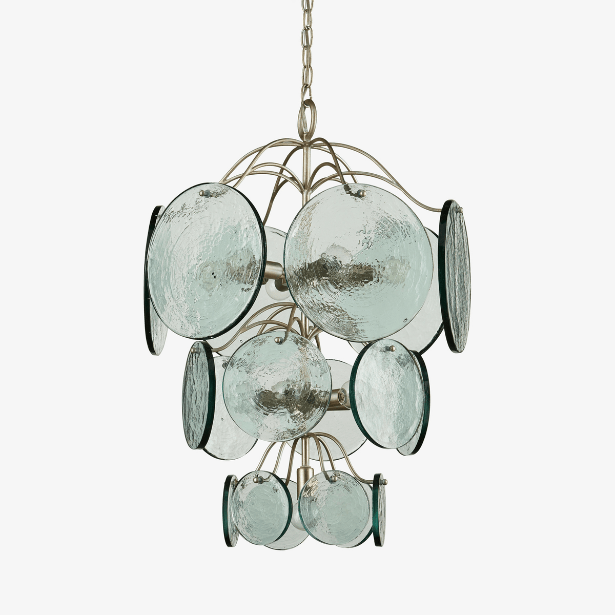 Iron and Glass Chandelier — Chandelier | Maison Monashee