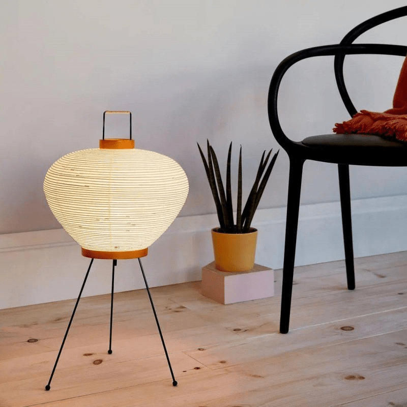 Japanese Rice Paper Table Lamp — Table Lamp | Maison Monashee — view 7