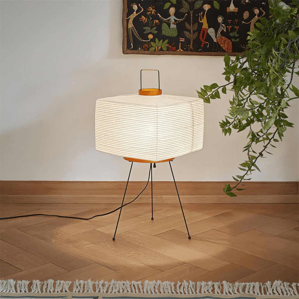 Japanese Rice Paper Table Lamp — Table Lamp | Maison Monashee — view 9