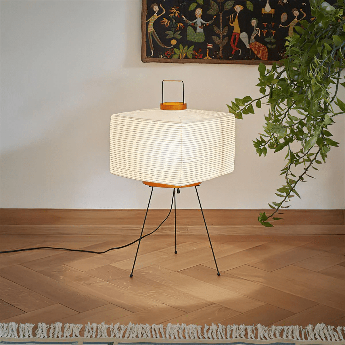 Japanese Rice Paper Table Lamp — Table Lamp | Maison Monashee — view 9