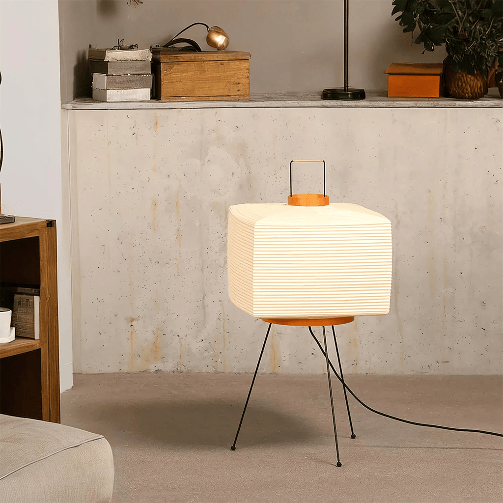 Japanese Rice Paper Table Lamp — Table Lamp | Maison Monashee — view 10