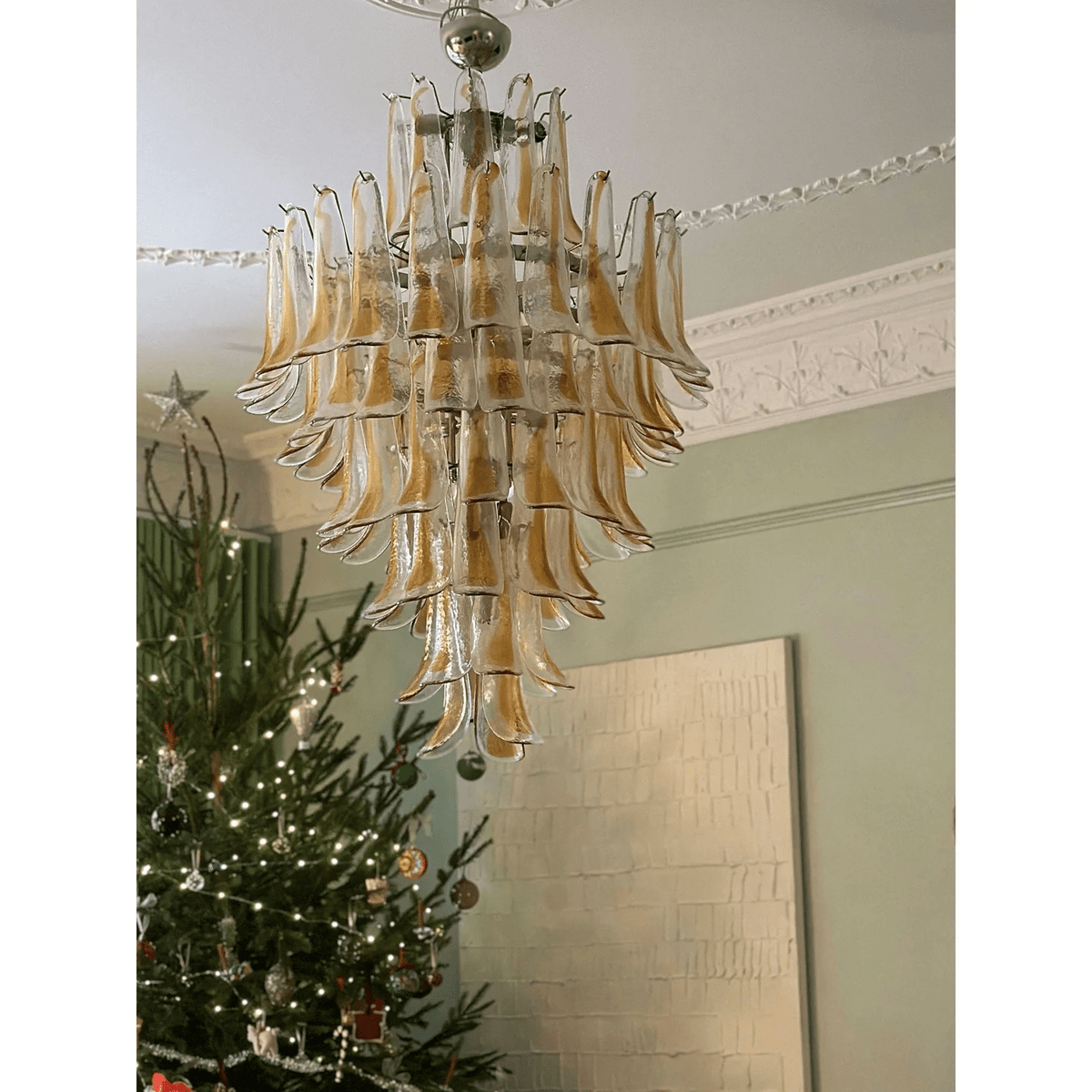 Large Blown Glass Pendant Light — Pendant Light | Maison Monashee — view 10