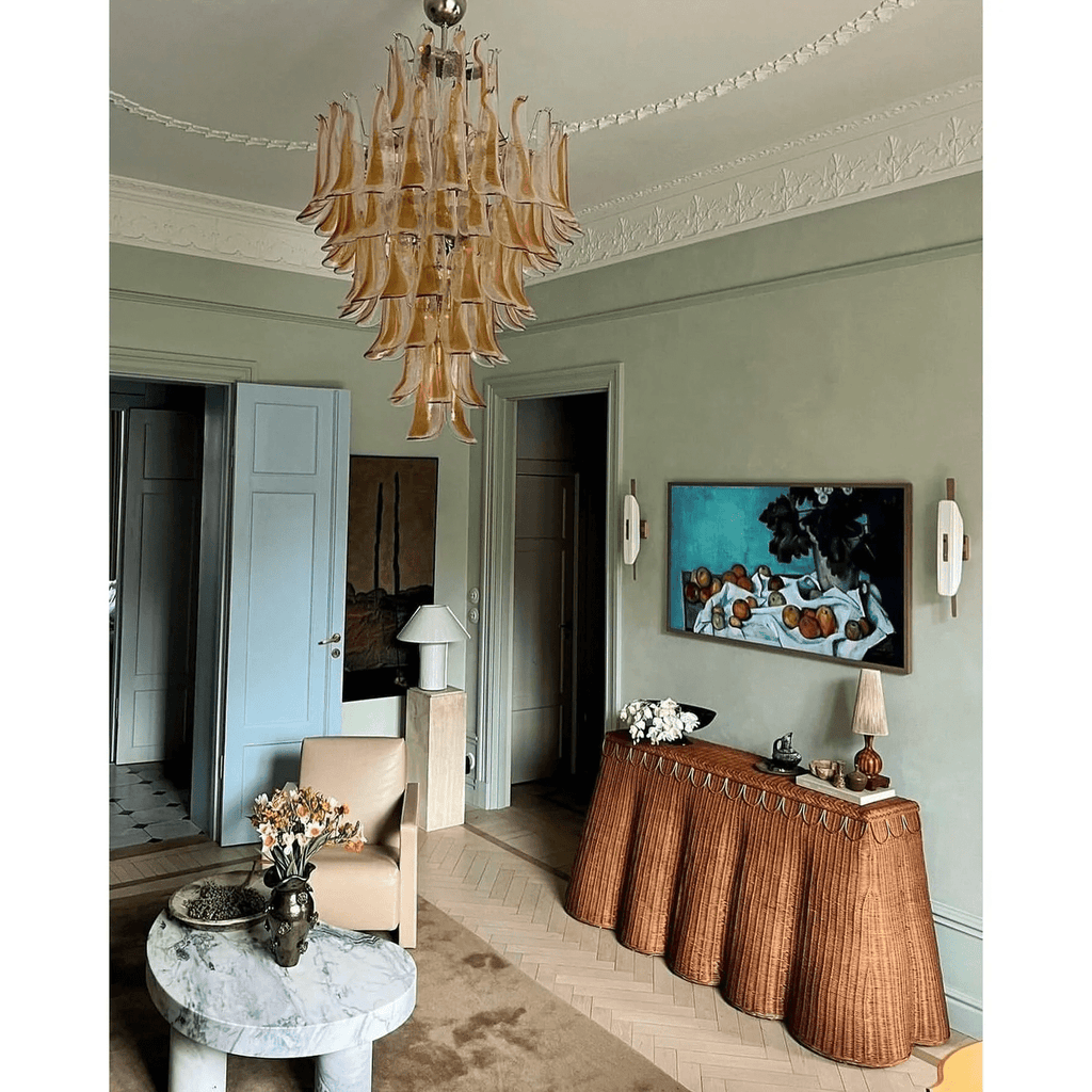 Large Blown Glass Pendant Light — Pendant Light | Maison Monashee — view 13