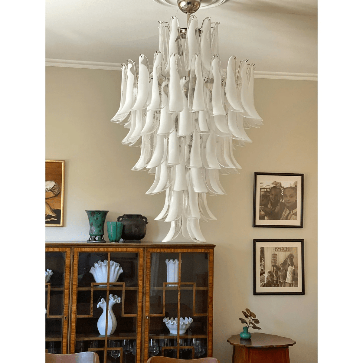 Large Blown Glass Pendant Light — Pendant Light | Maison Monashee — view 18