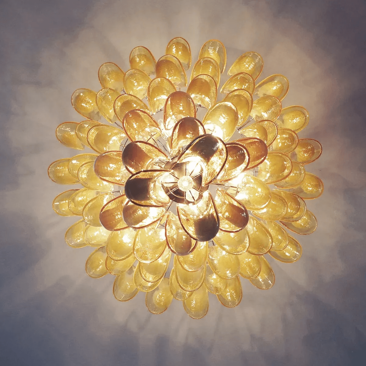 Large Blown Glass Pendant Light — Pendant Light | Maison Monashee — view 28