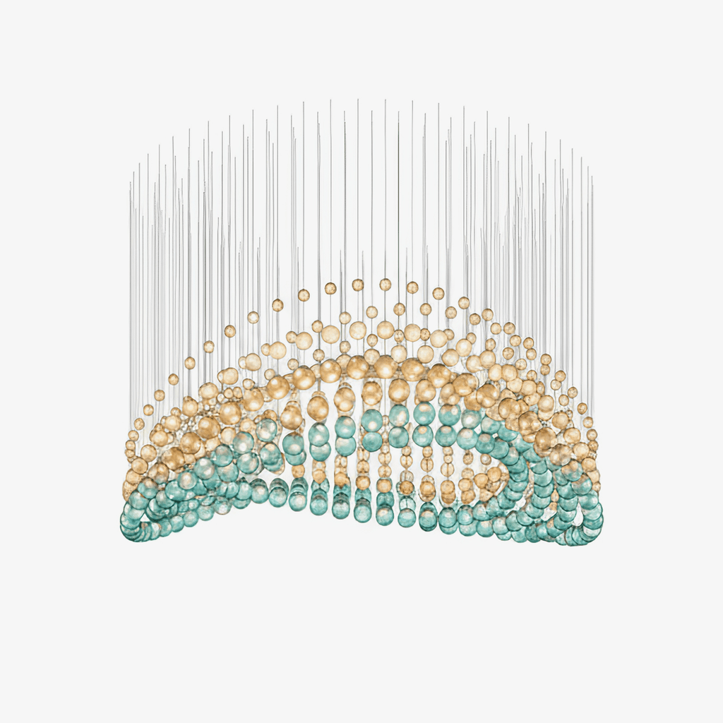 Modern Crystal Ball Chandelier — Chandelier | Maison Monashee