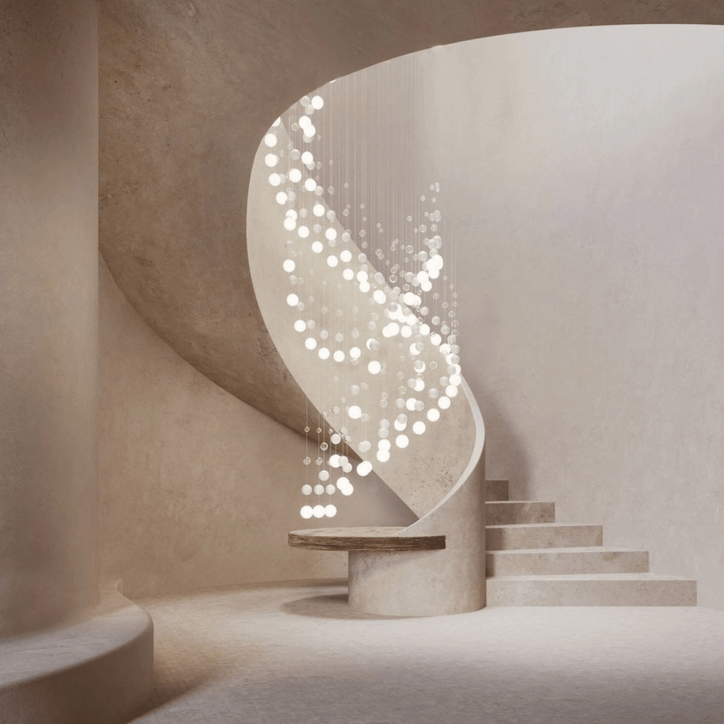 Modern Crystal Ball Chandelier — Chandelier | Maison Monashee — view 4