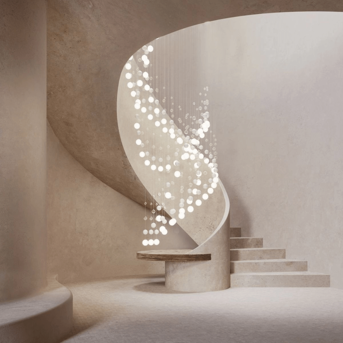 Modern Crystal Ball Chandelier — Chandelier | Maison Monashee — view 4