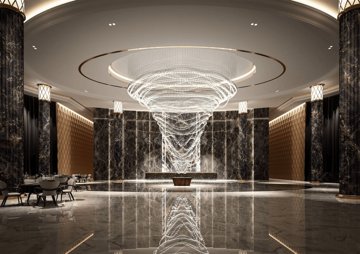 Modern Crystal Ball Chandelier — Chandelier | Maison Monashee — view 71