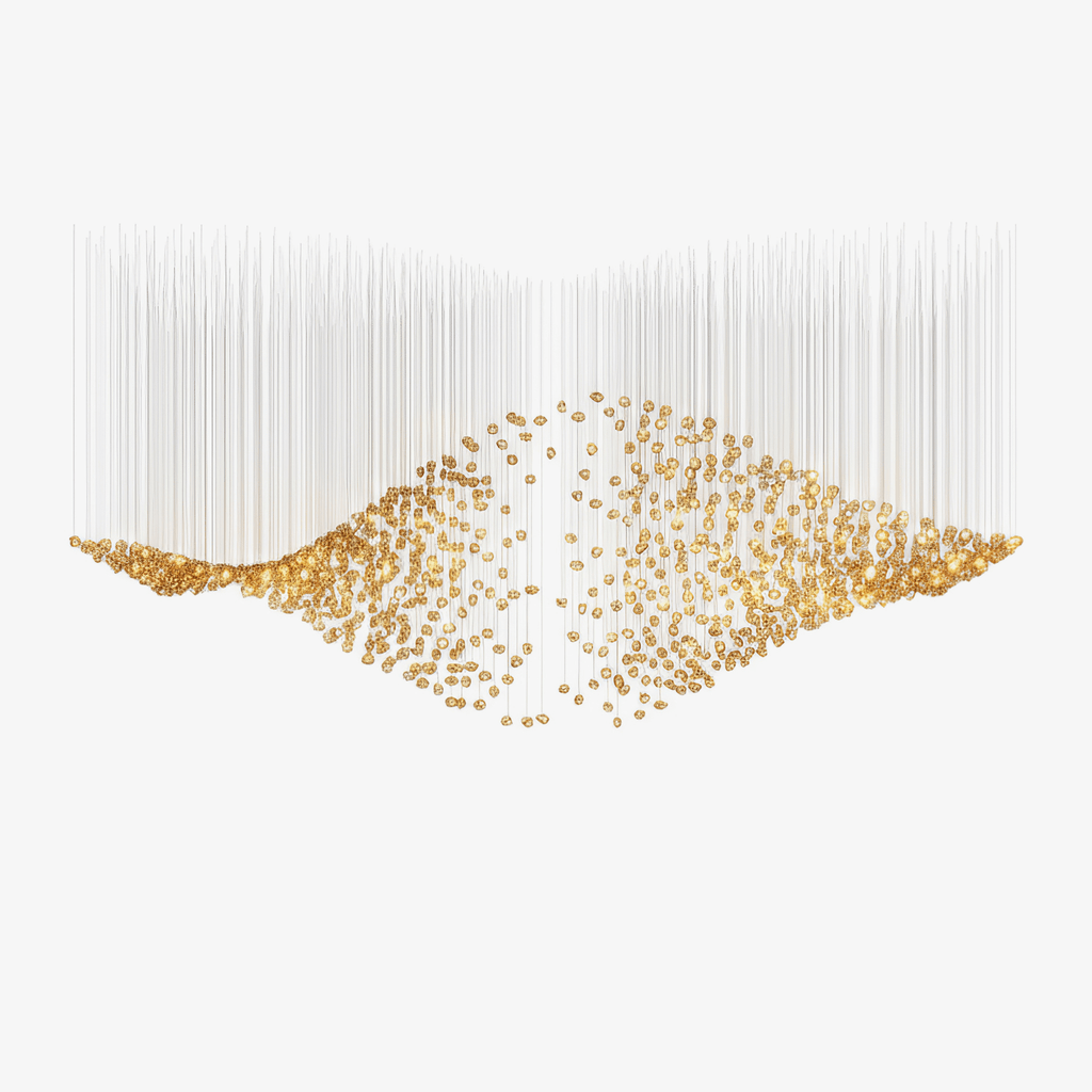 Amber Crystal Chandelier — Chandelier | Maison Monashee