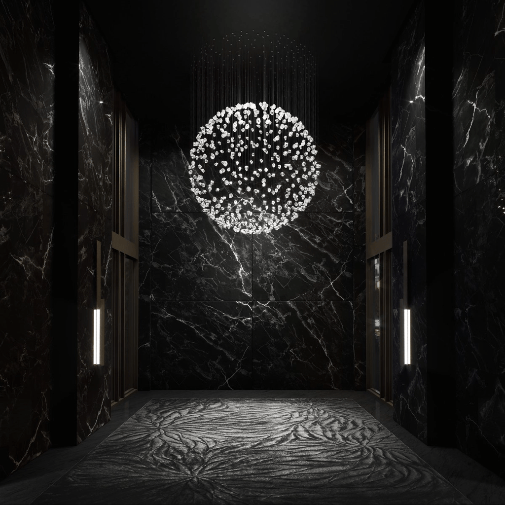 Amber Crystal Chandelier — Chandelier | Maison Monashee — view 52