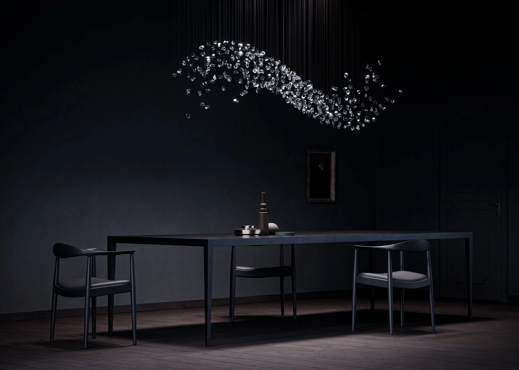 Amber Crystal Chandelier — Chandelier | Maison Monashee — view 57