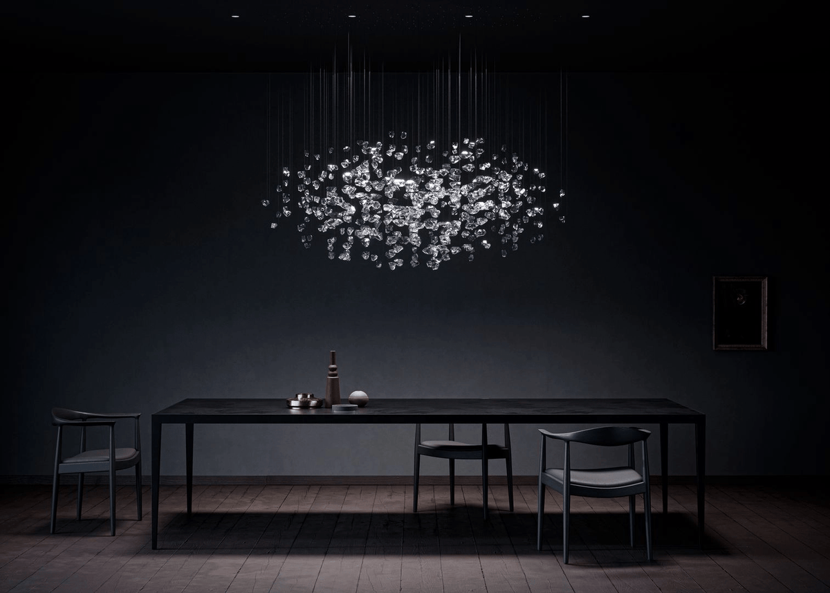 Amber Crystal Chandelier — Chandelier | Maison Monashee — view 58