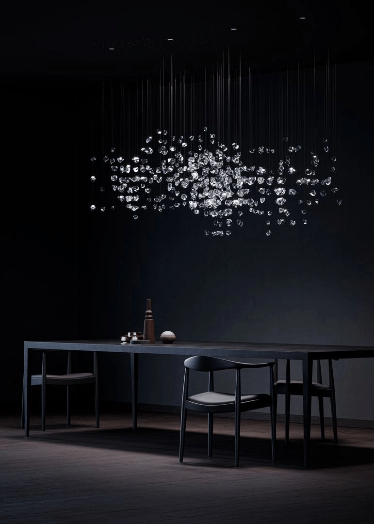 Amber Crystal Chandelier — Chandelier | Maison Monashee — view 62