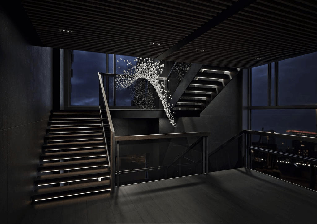 Amber Crystal Chandelier — Chandelier | Maison Monashee — view 63