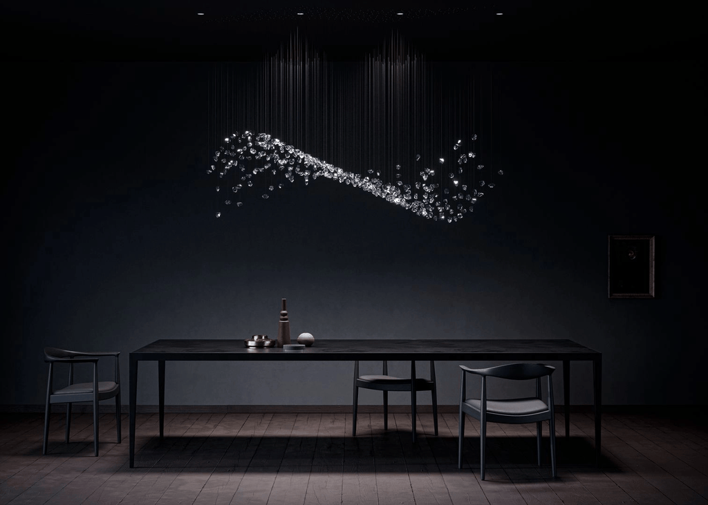 Amber Crystal Chandelier — Chandelier | Maison Monashee — view 64