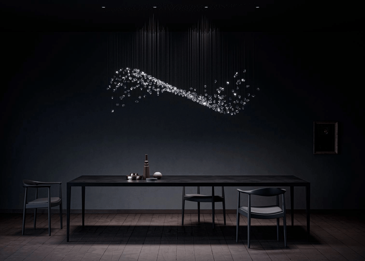 Amber Crystal Chandelier — Chandelier | Maison Monashee — view 64
