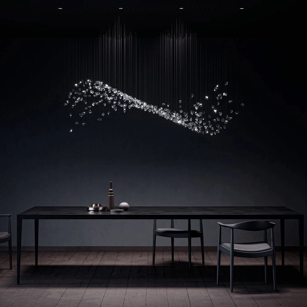 Amber Crystal Chandelier — Chandelier | Maison Monashee — view 109