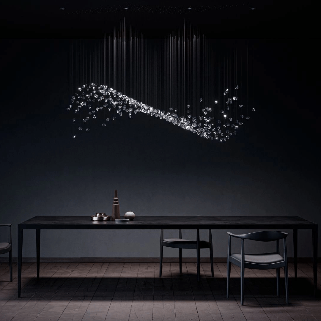 Amber Crystal Chandelier — Chandelier | Maison Monashee — view 109