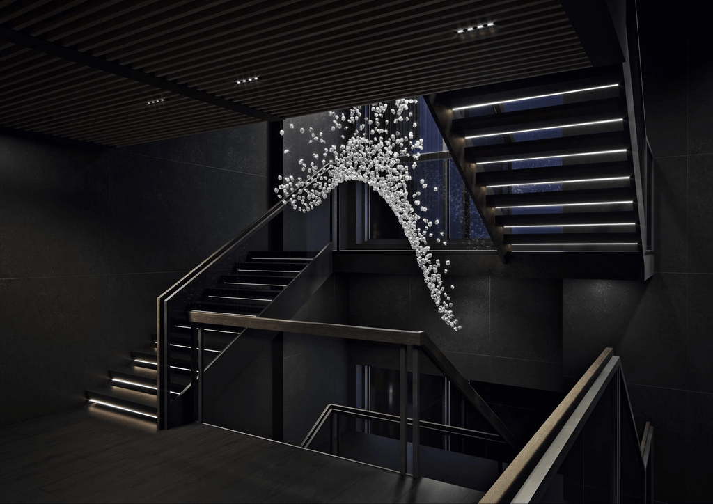 Amber Crystal Chandelier — Chandelier | Maison Monashee — view 60