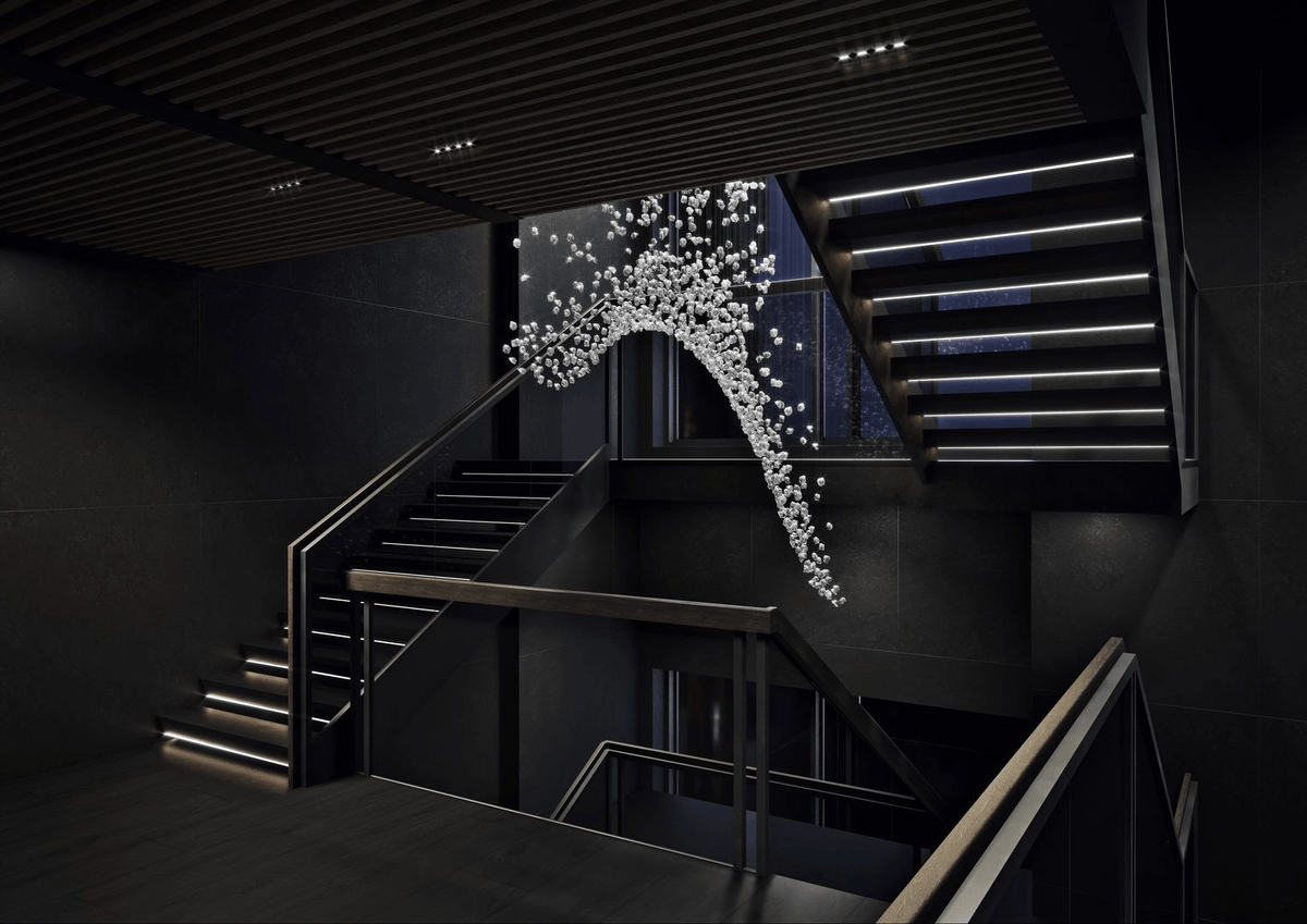 Amber Crystal Chandelier — Chandelier | Maison Monashee — view 60