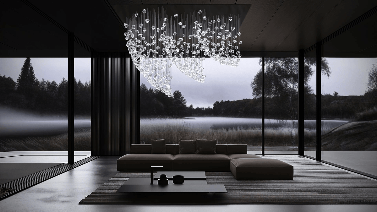 Amber Crystal Chandelier — Chandelier | Maison Monashee — view 65
