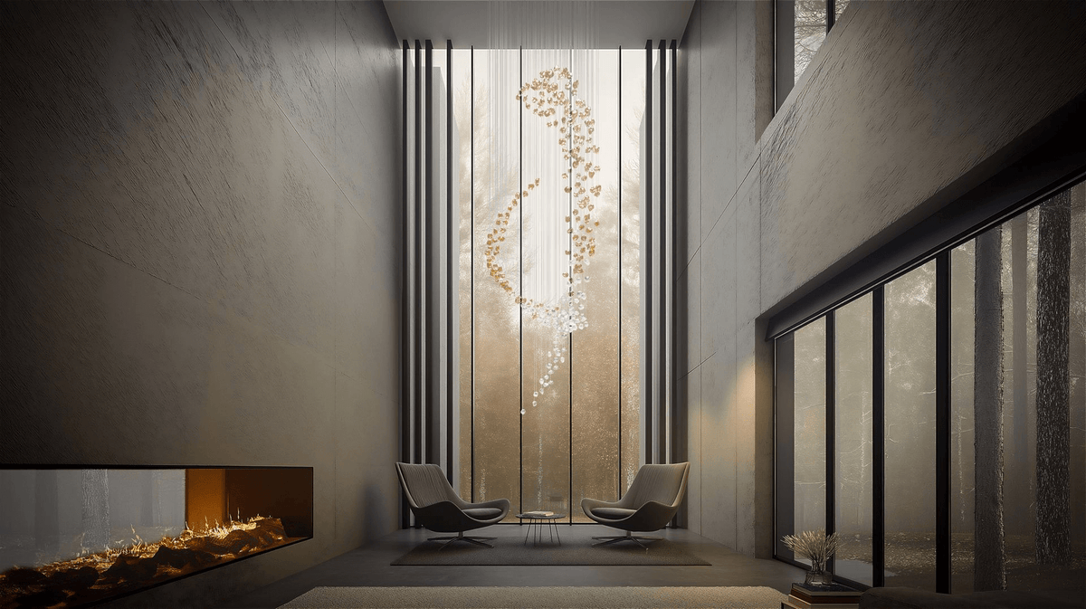 Amber Crystal Chandelier — Chandelier | Maison Monashee — view 54