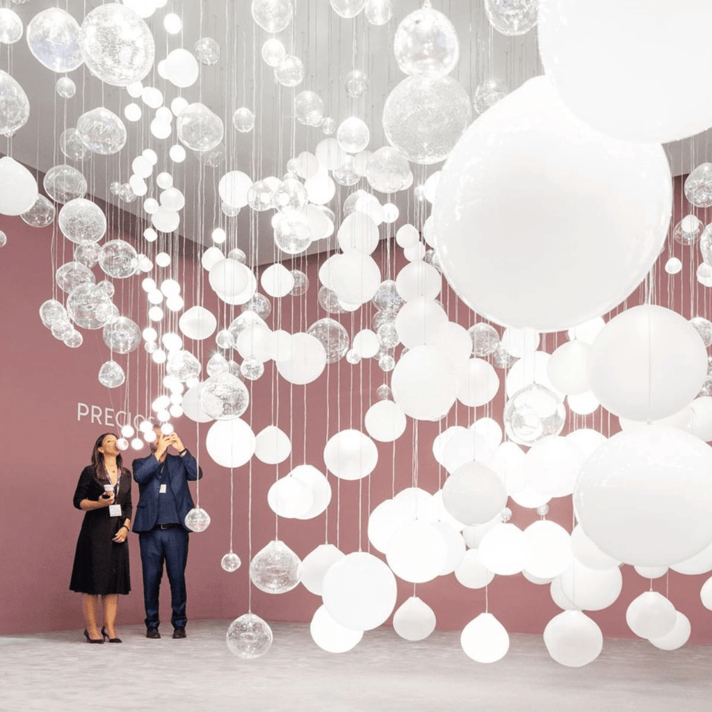 Clear Glass Bubble Chandelier — Chandelier | Maison Monashee — view 12