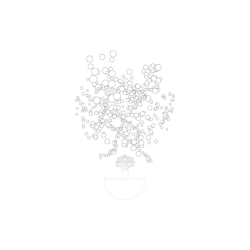 Clear Glass Bubble Chandelier — Chandelier | Maison Monashee — view 13